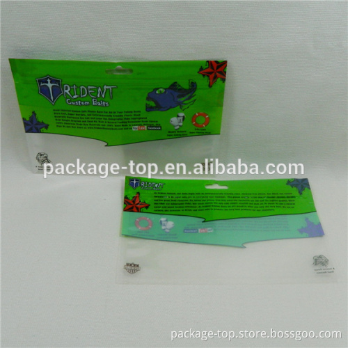 aluminum foil zipper grip seal bag for fishing worms/lure/bate